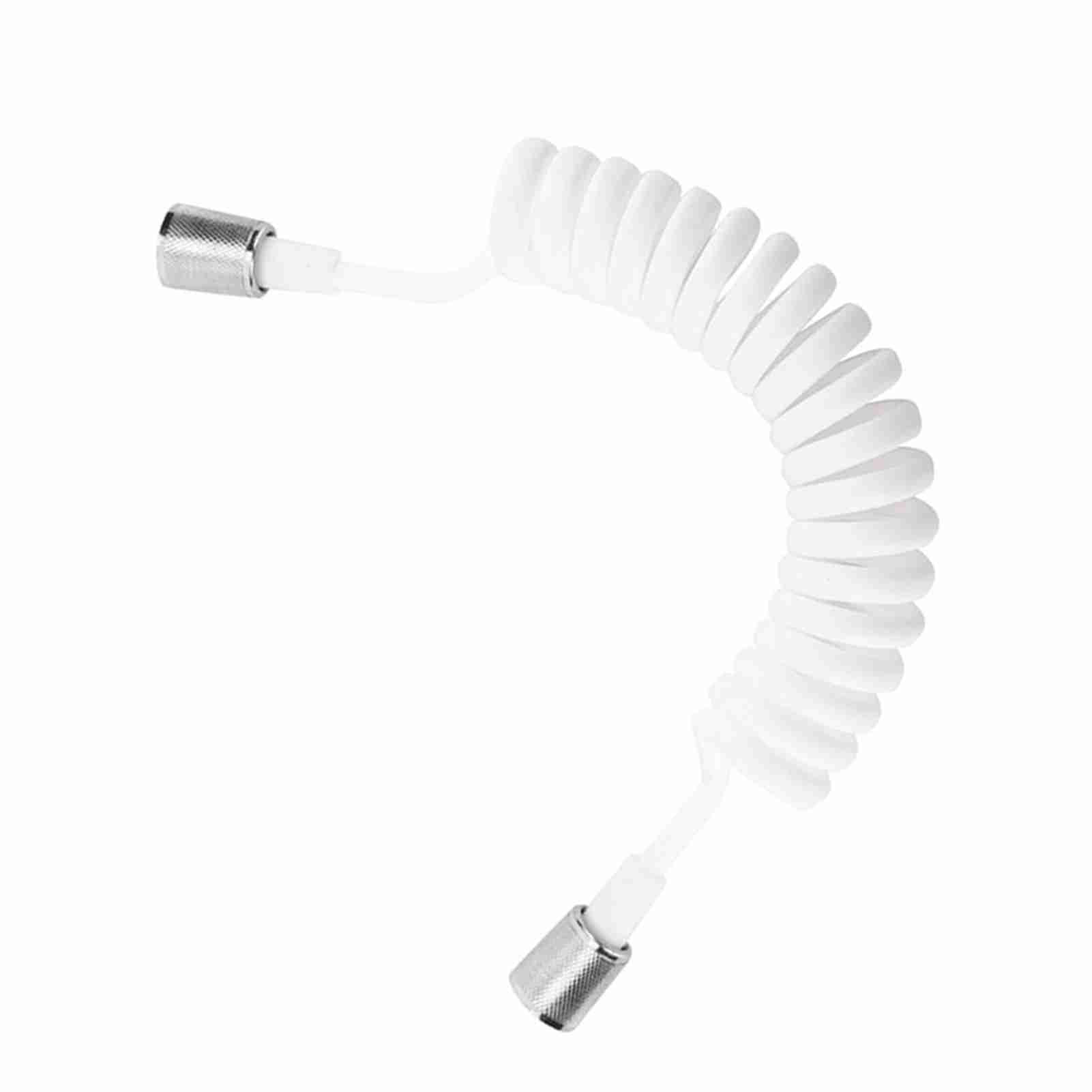 Omabeta Home Décor & Bathroom Décor Flexible de douche 2 m blanc G1/2