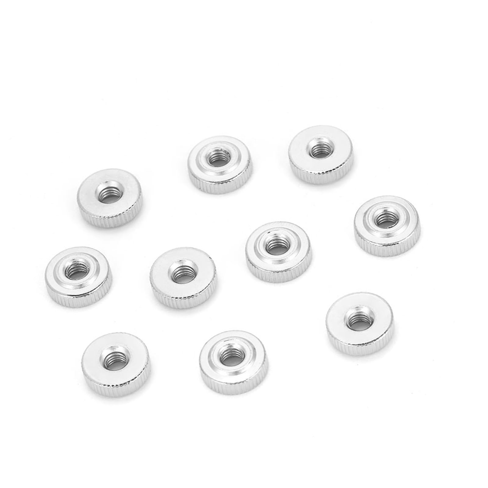 Omabeta Fasteners, Screws & Springs écrous moletés M4 10 pièces acier carbone