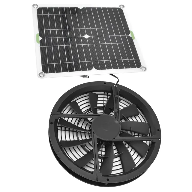 Omabeta Garden Machinery & Agricultural Equipment ventilateur solaire 25 cm pour serre