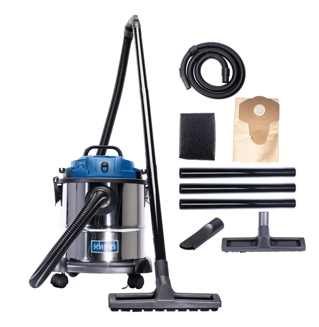 Scheppach ST Series NTS20 aspirateur eau et poussière 20 L inox