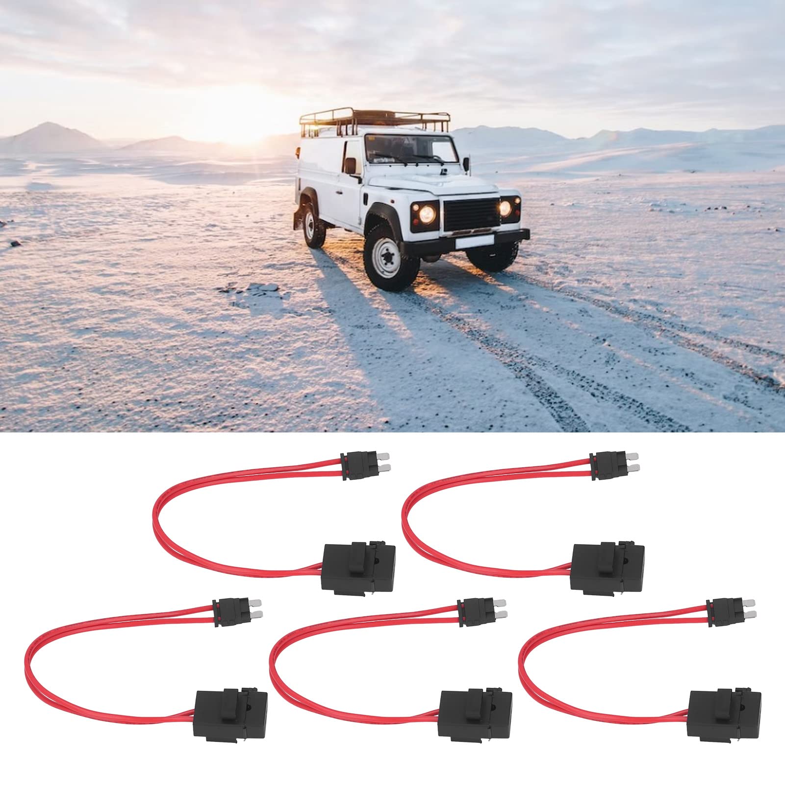 Omabeta Automotive Accessories connecteur porte-fusible voiture mini lame 5 pièces 16 AWG 20 A