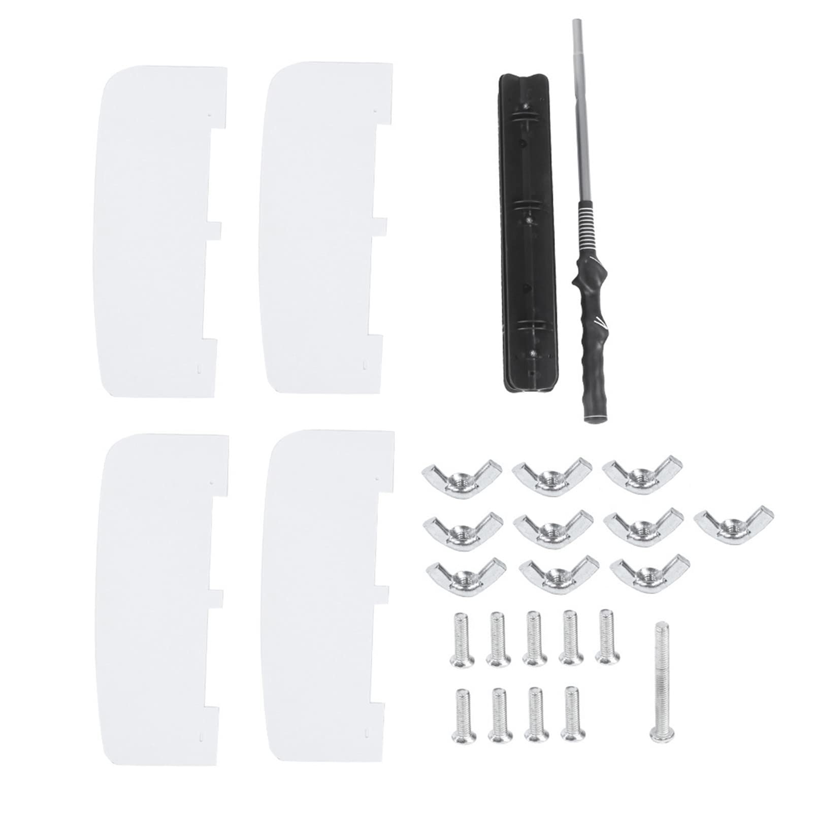 Omabeta Toys & Games Entraîneur de swing à résistance au vent blanc 26 cm, prise antidérapante