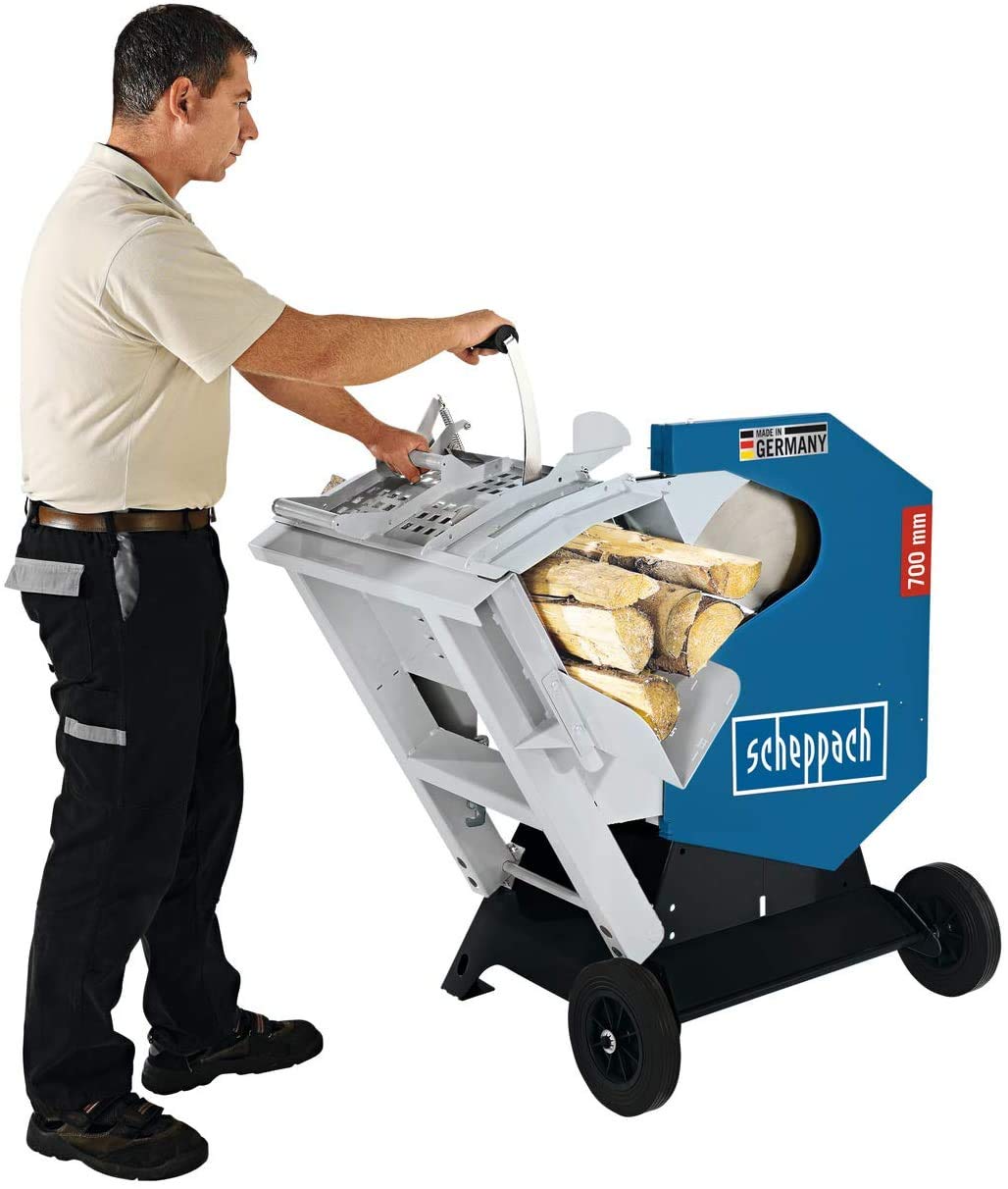 Scheppach WOOVA Series WOX D700SL scie à bûches triphasée 7500 W, 400 V