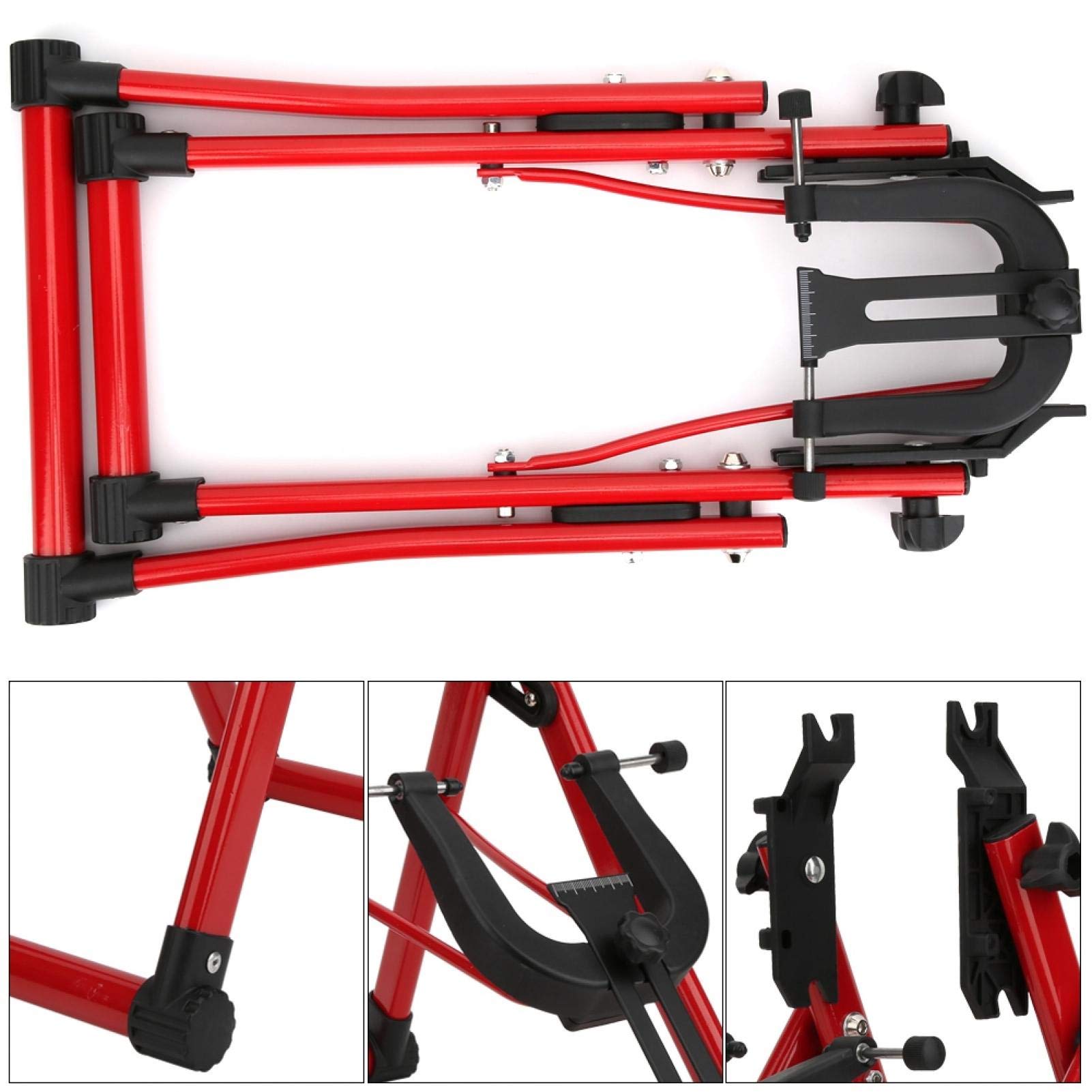 Omabeta Automotive Accessories support de centrage de roue vélo rouge aluminium
