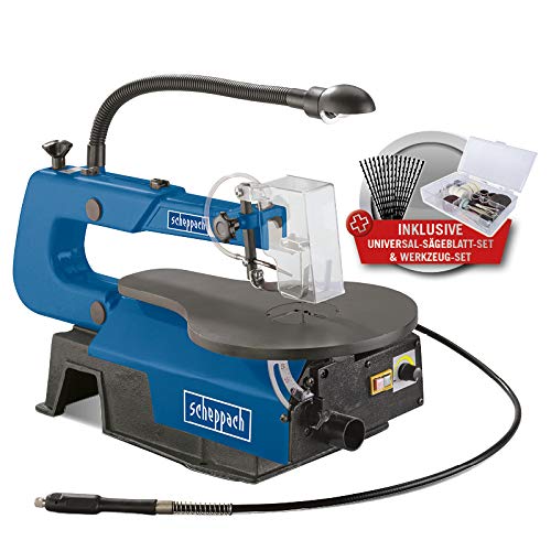 Scheppach BS Series DECO-FLEX scie à chantourner avec arbre flexible, 125 W