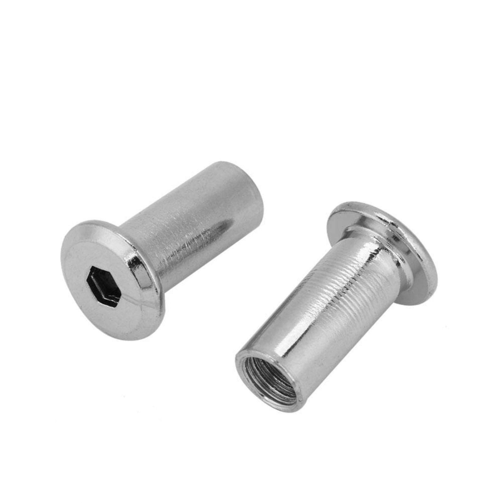 Omabeta Fasteners, Screws & Springs écrous plats M8 × 22 mm 30 pièces en fer