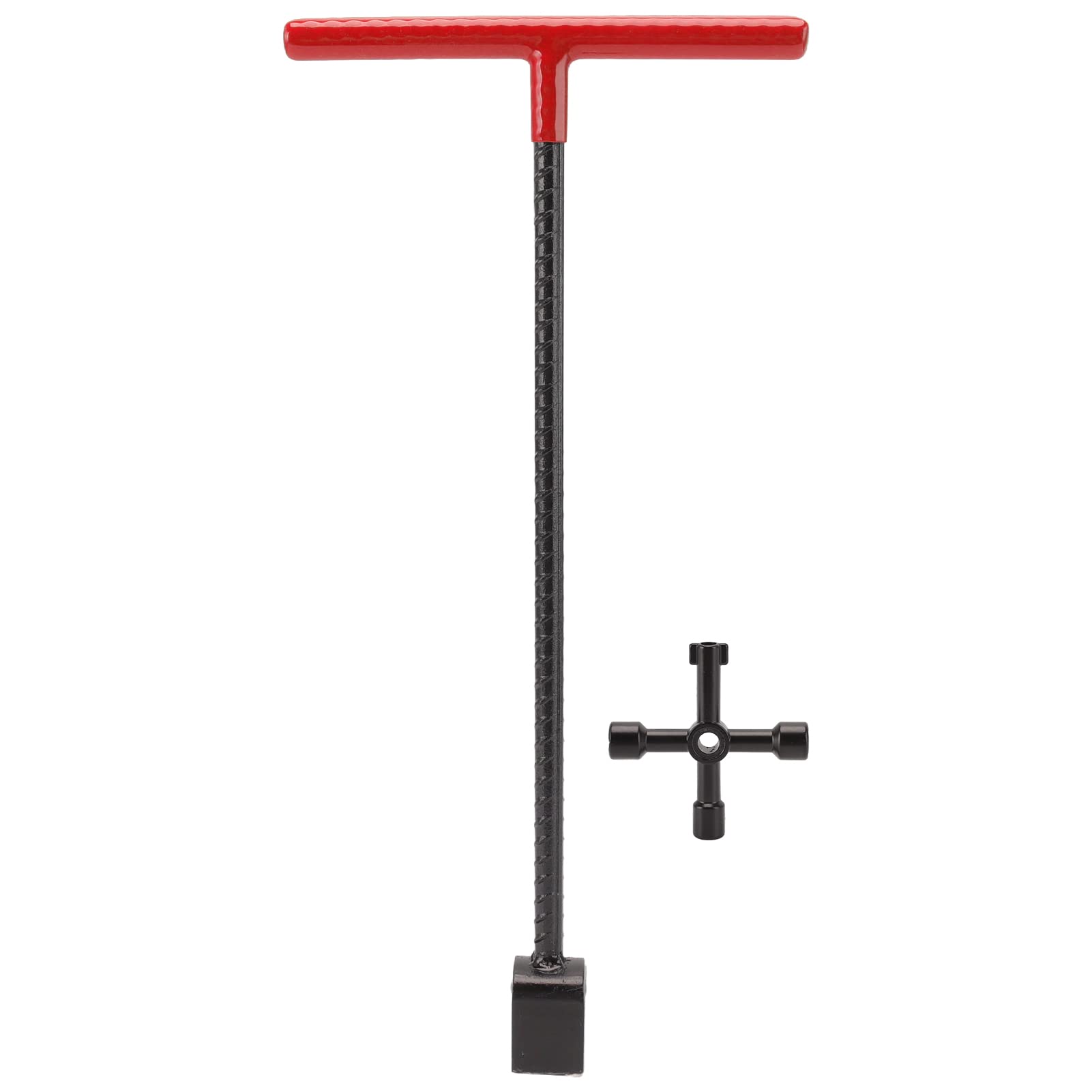 Omabeta Tools & Workshop Equipment clé de compteur d’eau à poignée en T rouge