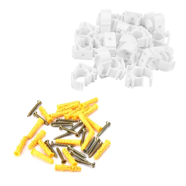 Omabeta Tools & Workshop Equipment Colliers de tuyau PPR 16 mm 20 pièces avec vis