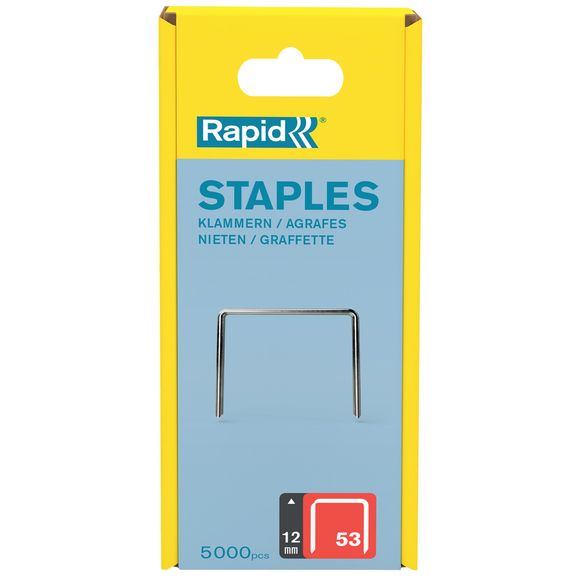 Rapid’os 16 Agrafage n°53 agrafes 12 mm 5000 galvanisées