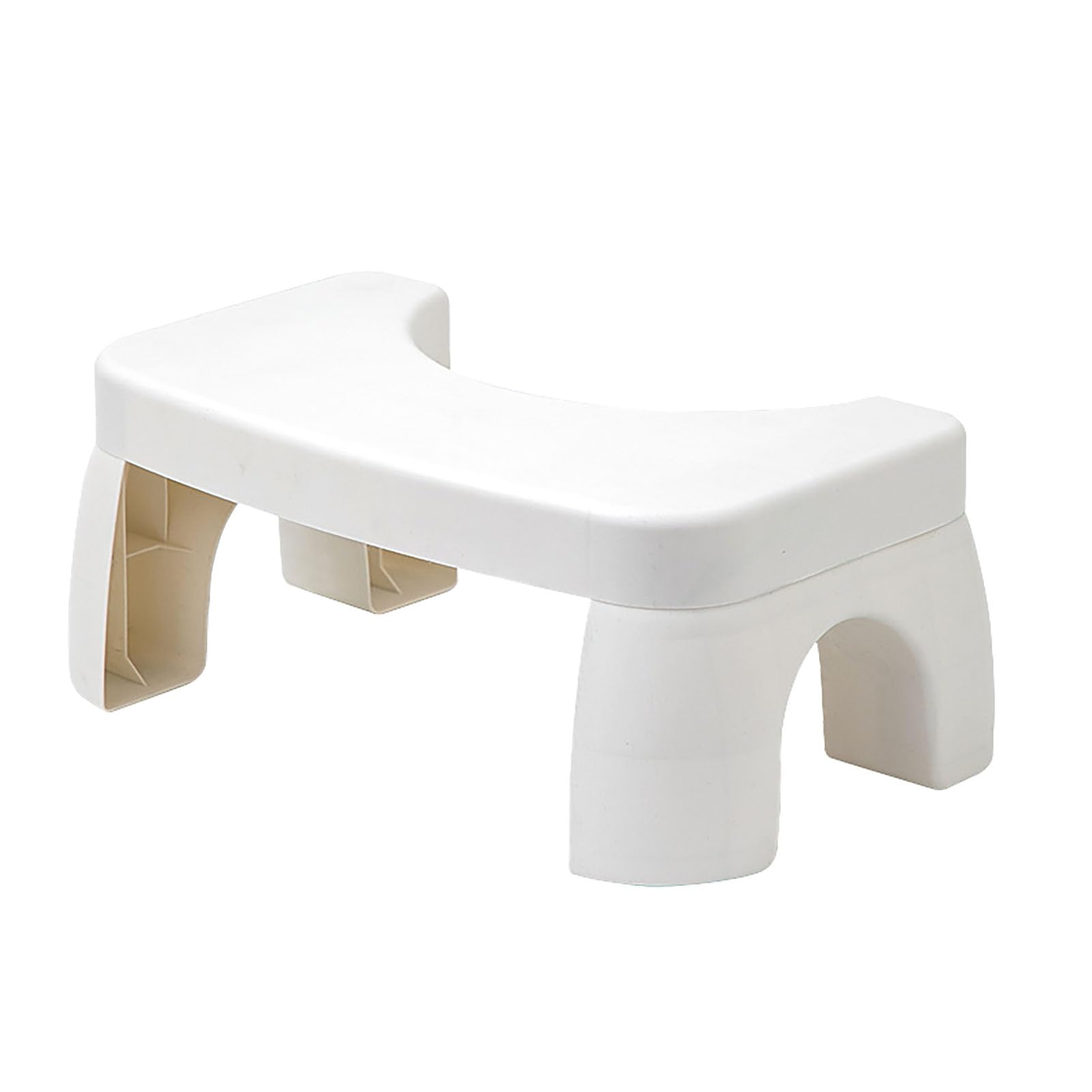 Omabeta Home Décor & Bathroom Décor tabouret de toilette blanc 1 pièce antidérapant