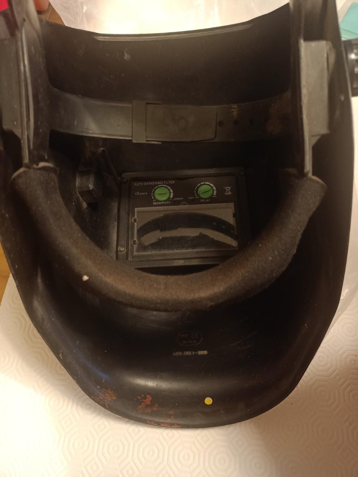 DEKOPRO WELDING HELMET masque de soudure automatique Mode Crâne rouge solaire