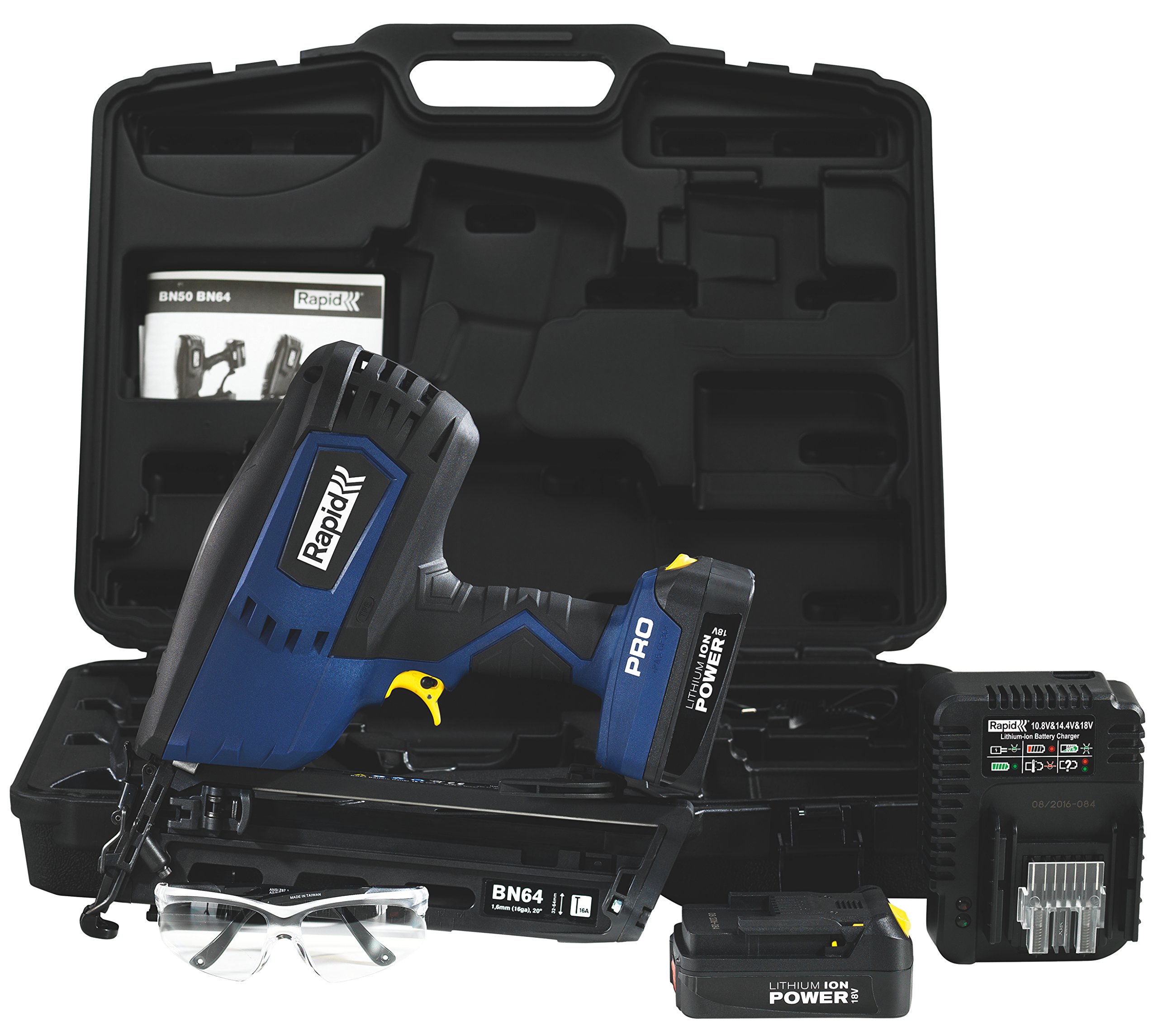 Rapid Clouage BN64 5000837 cloueur à batterie en coffret