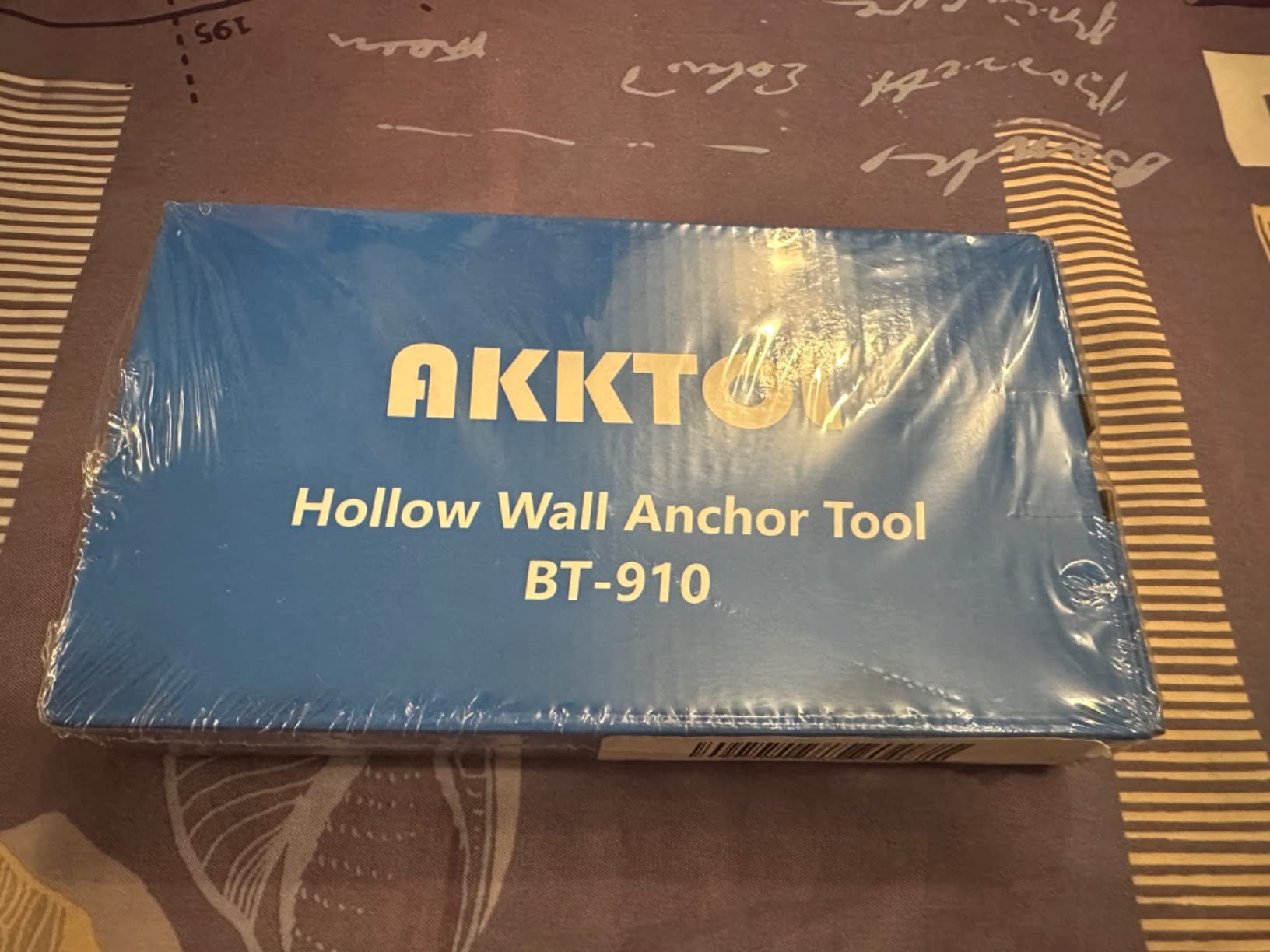 AKKTOL Hollow Wall Anchor Setting Tools pince à chevilles Molly bleue 40 pièces