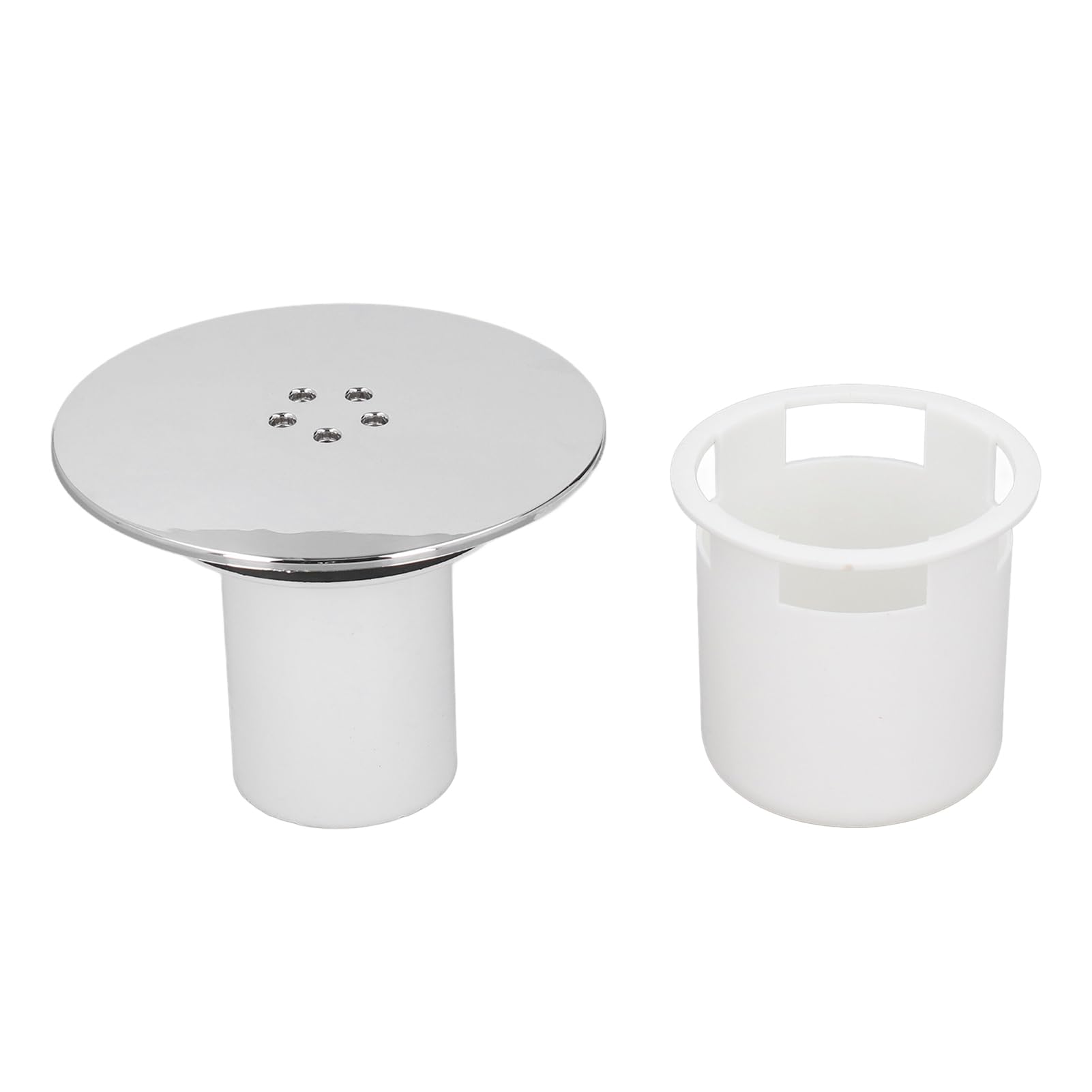 Omabeta Home Décor & Bathroom Décor couvercle de bonde de douche chromé 90 mm