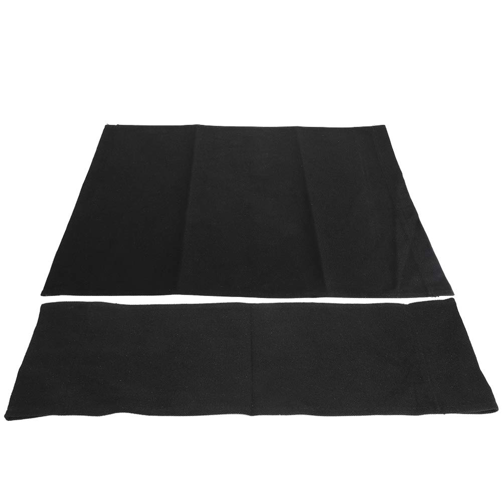 Omabeta Home Décor & Bathroom Décor toile chaise de réalisateur noire 1 ensemble