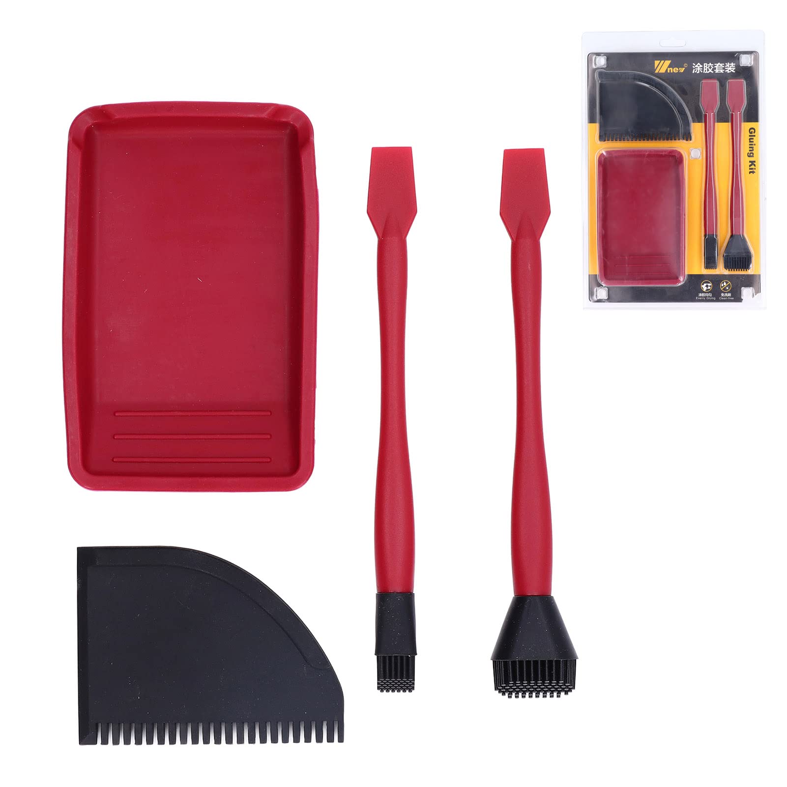 Omabeta Tools & Workshop Equipment Kit applicateur de colle 4 pièces