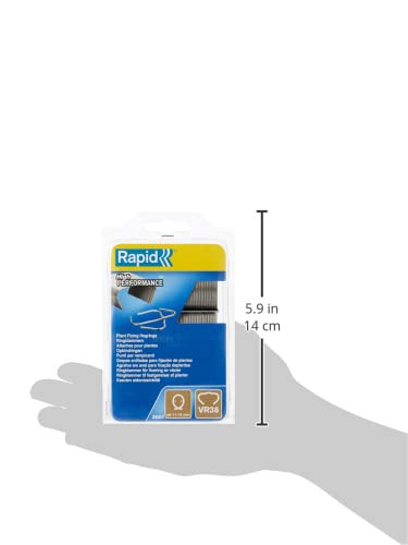 Rapid Jardin VR38 agrafes de jardin, 300 pièces galvanisées
