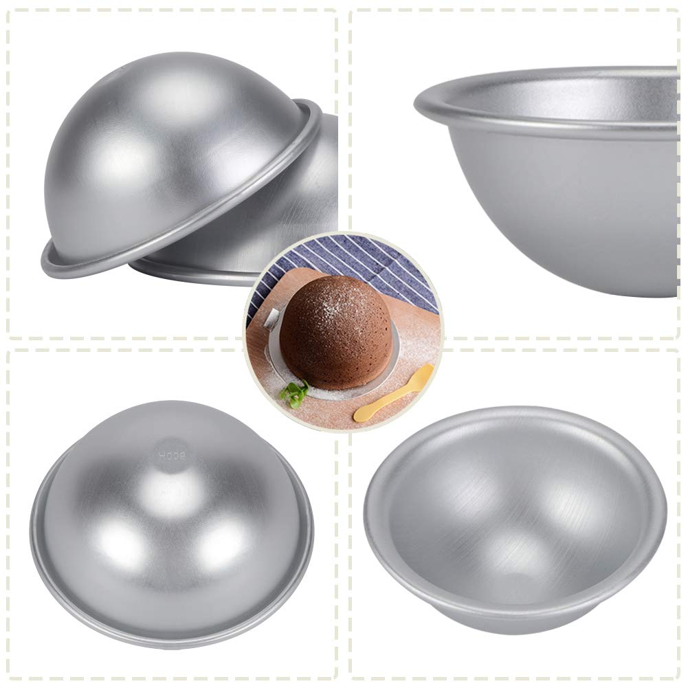 Omabeta Kitchen Utensils & Cooking Tools Moule demi-sphère 8 cm en aluminium