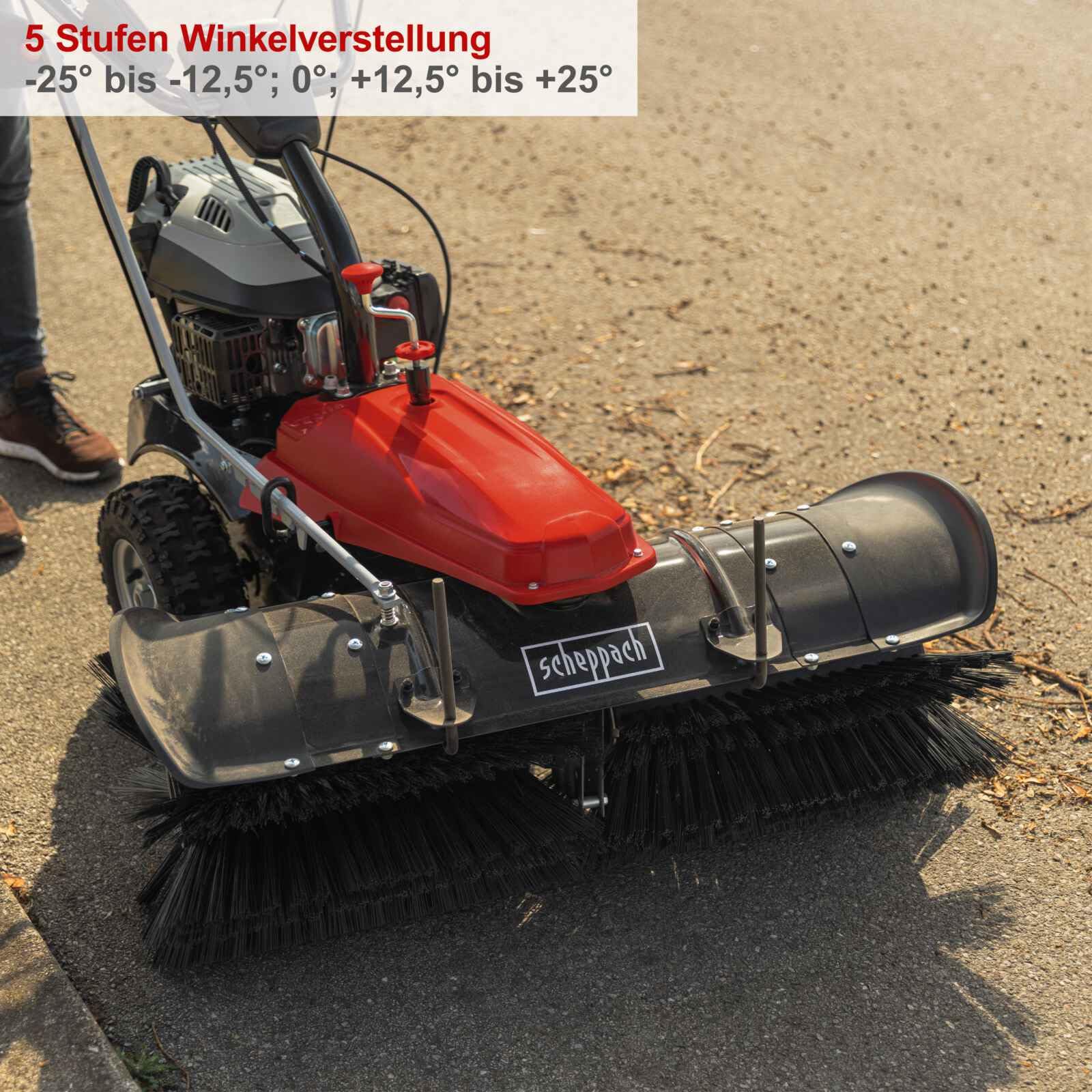 Scheppach KG Series SC2200PE balayeuse autotractée lame à neige et bac