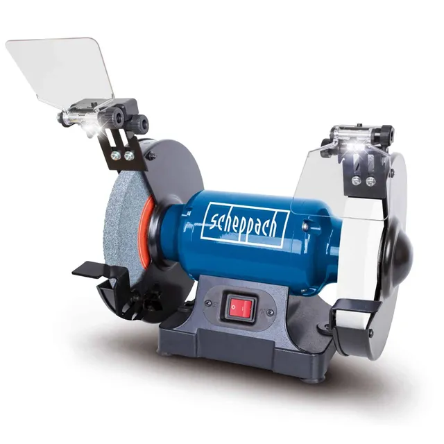 Scheppach BSM Series SM200AL Touret mixte 200 mm 500 W avec éclairage LED