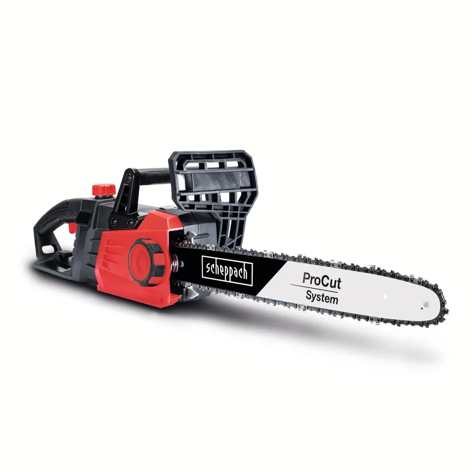 Scheppach TKG Series CSE2700 tronçonneuse électrique 2700 W, guide 45,5 cm