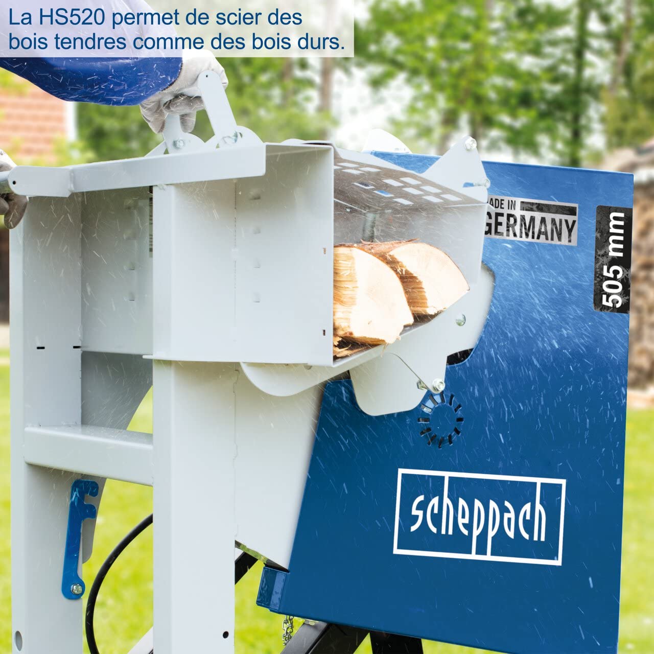 Scheppach HS Series HS520 scie à bûches 400 V 3000 W lame 505 mm