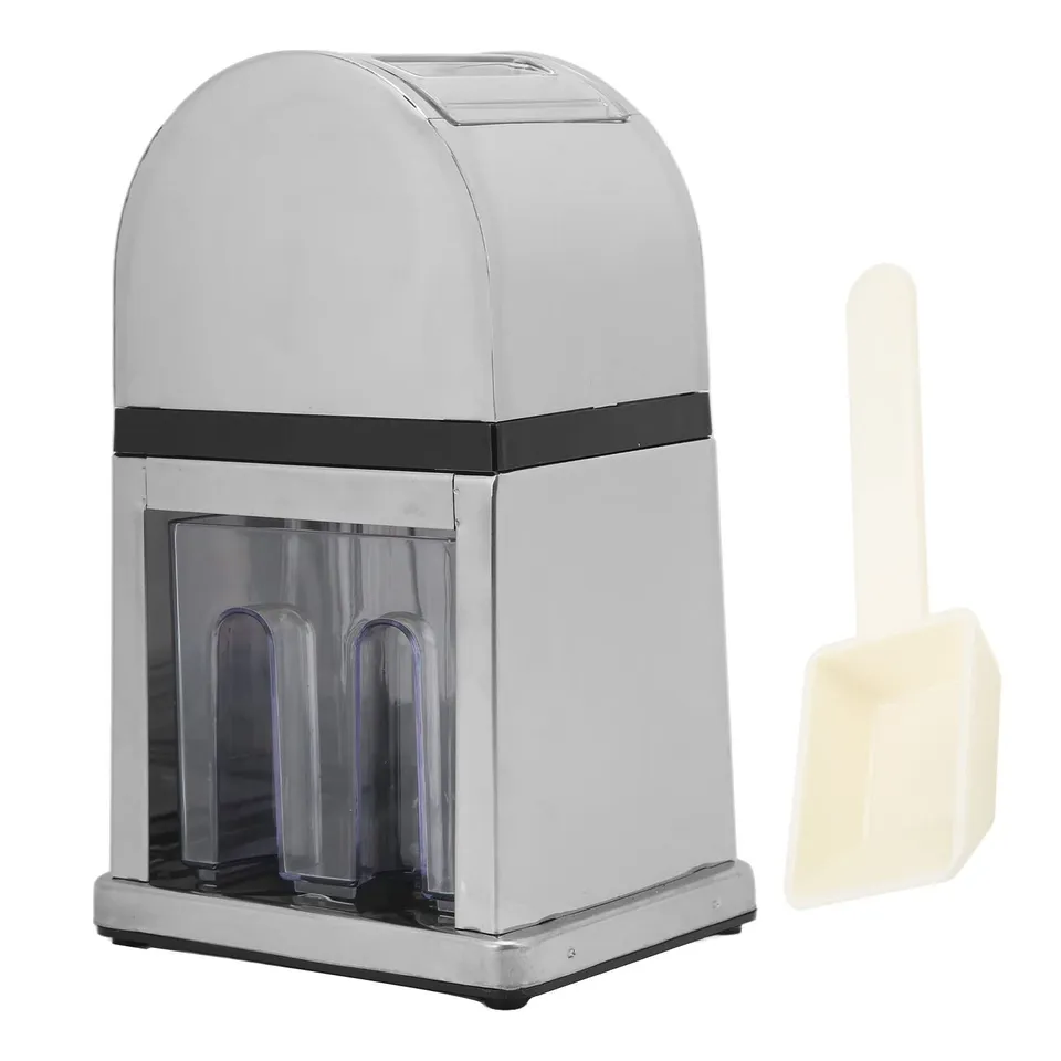 Omabeta Kitchen Appliances machine à glace pilée manuelle couvercle transparent