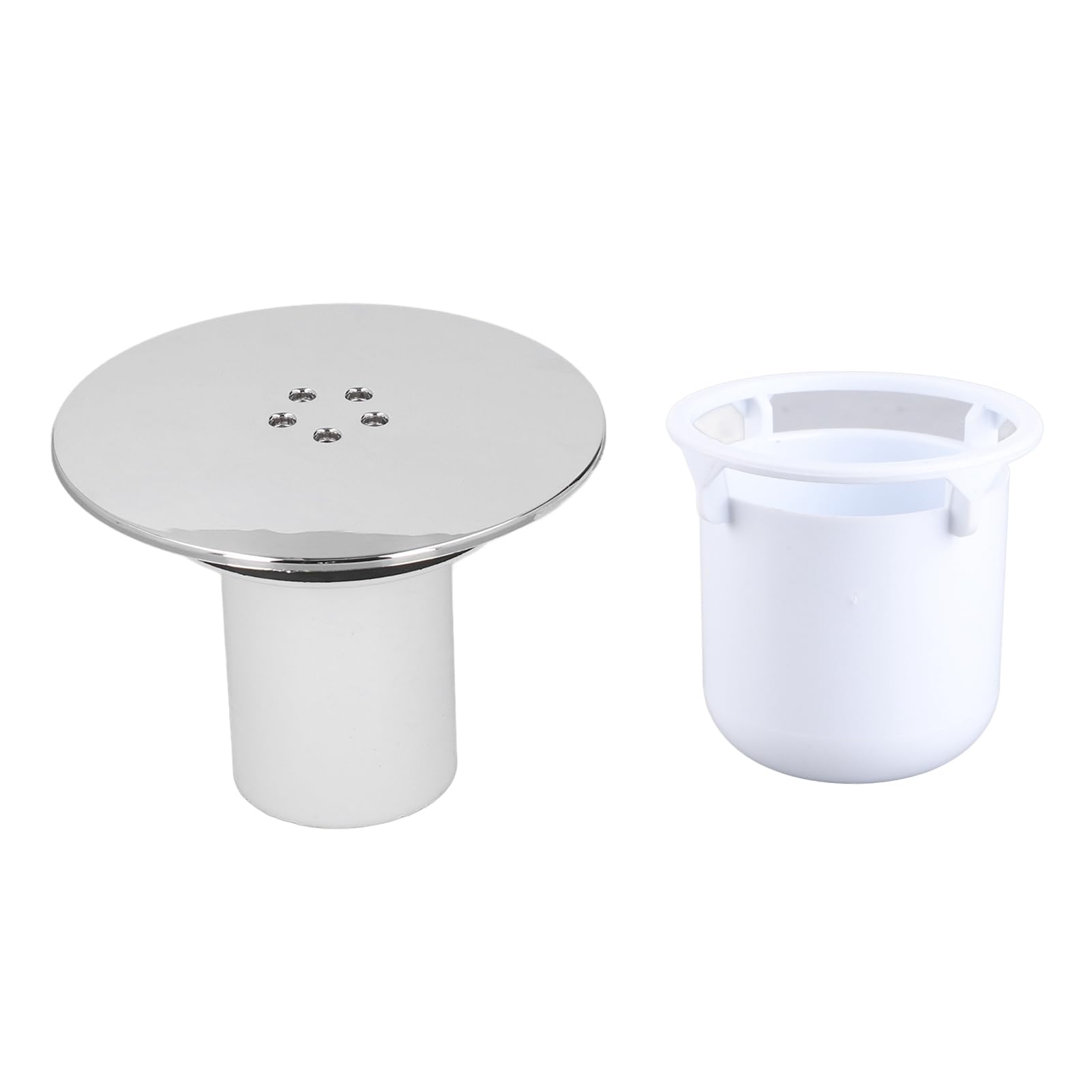 Omabeta Home Décor & Bathroom Décor couvercle de bonde de douche chromé 90 mm