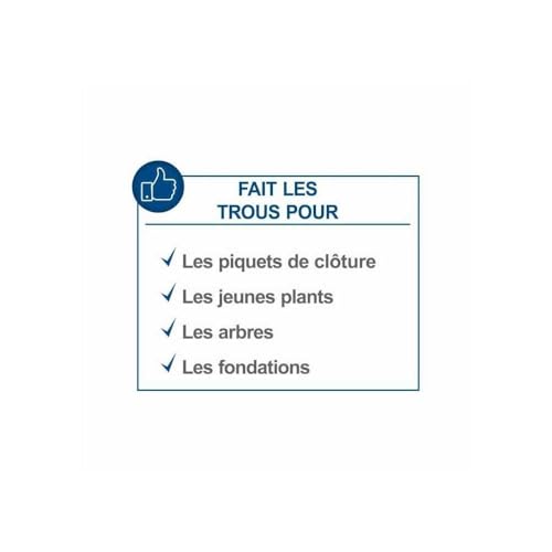Scheppach TKG Series EB2000 tarière thermique 3 mèches 52 cm³