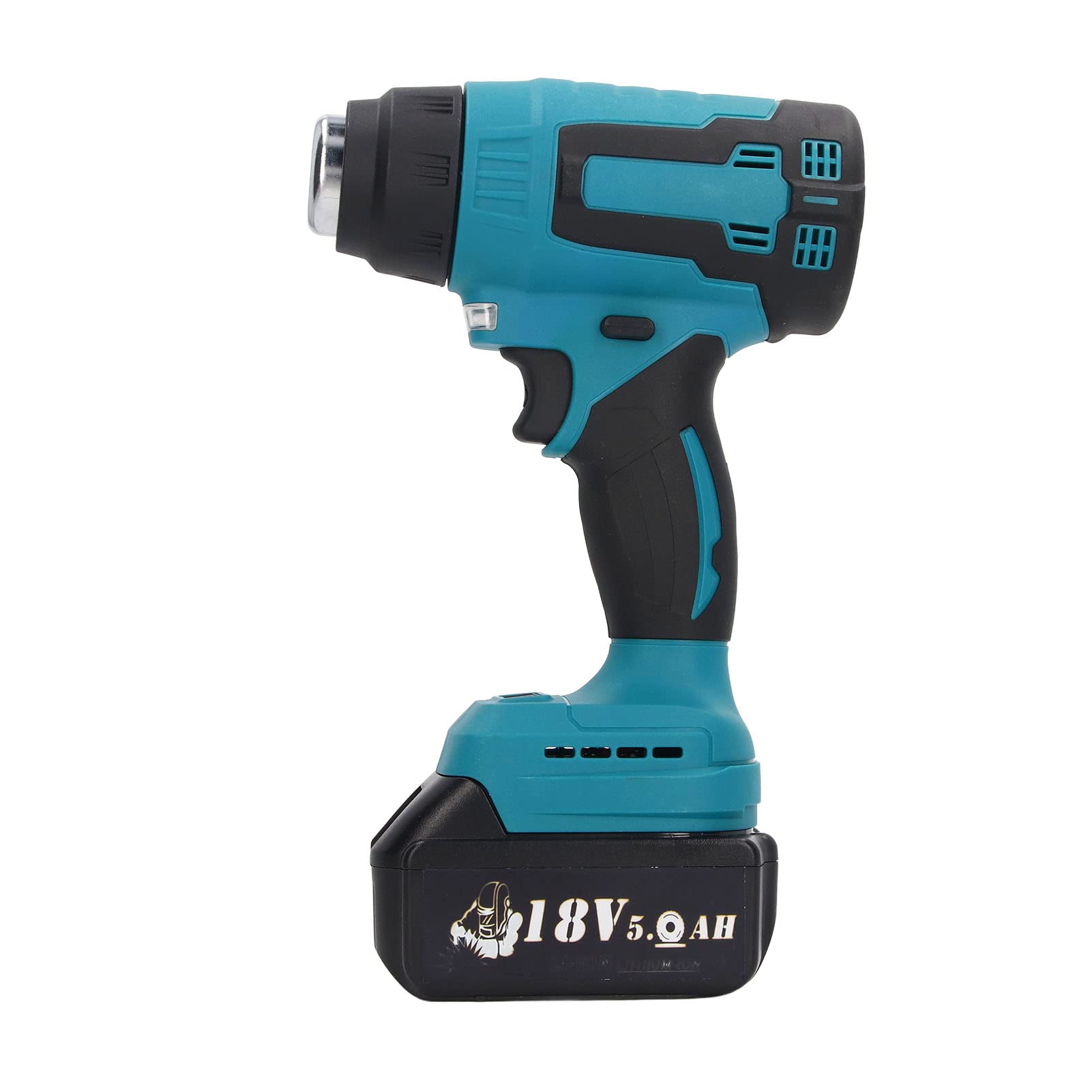 Omabeta Cordless Hot Air Gun pistolet thermique 18V 380 °C 3 buses
