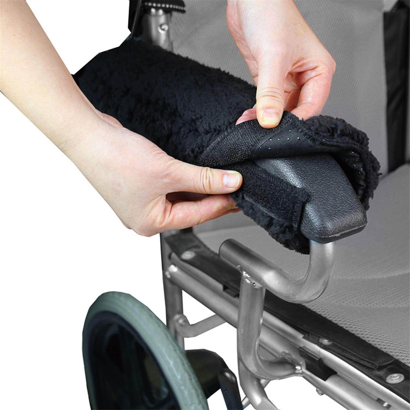 Omabeta Safety & Protective Equipment housses d’accoudoir fauteuil roulant, paire antidérapante