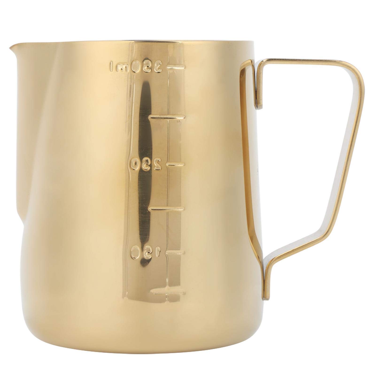 Omabeta Kitchen Utensils & Cooking Tools pichet à lait 350 ml inox doré gradué