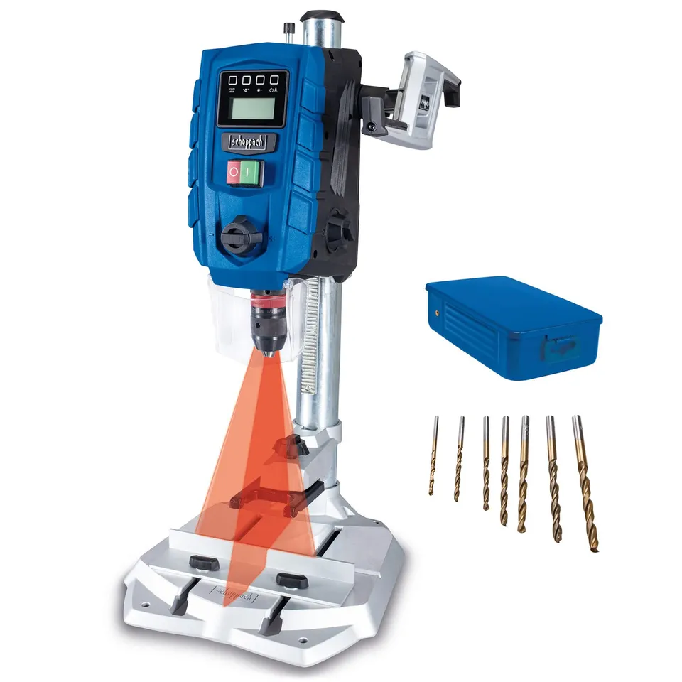 Scheppach ST Series DP60 SE perceuse d’établi 710 W avec écran numérique