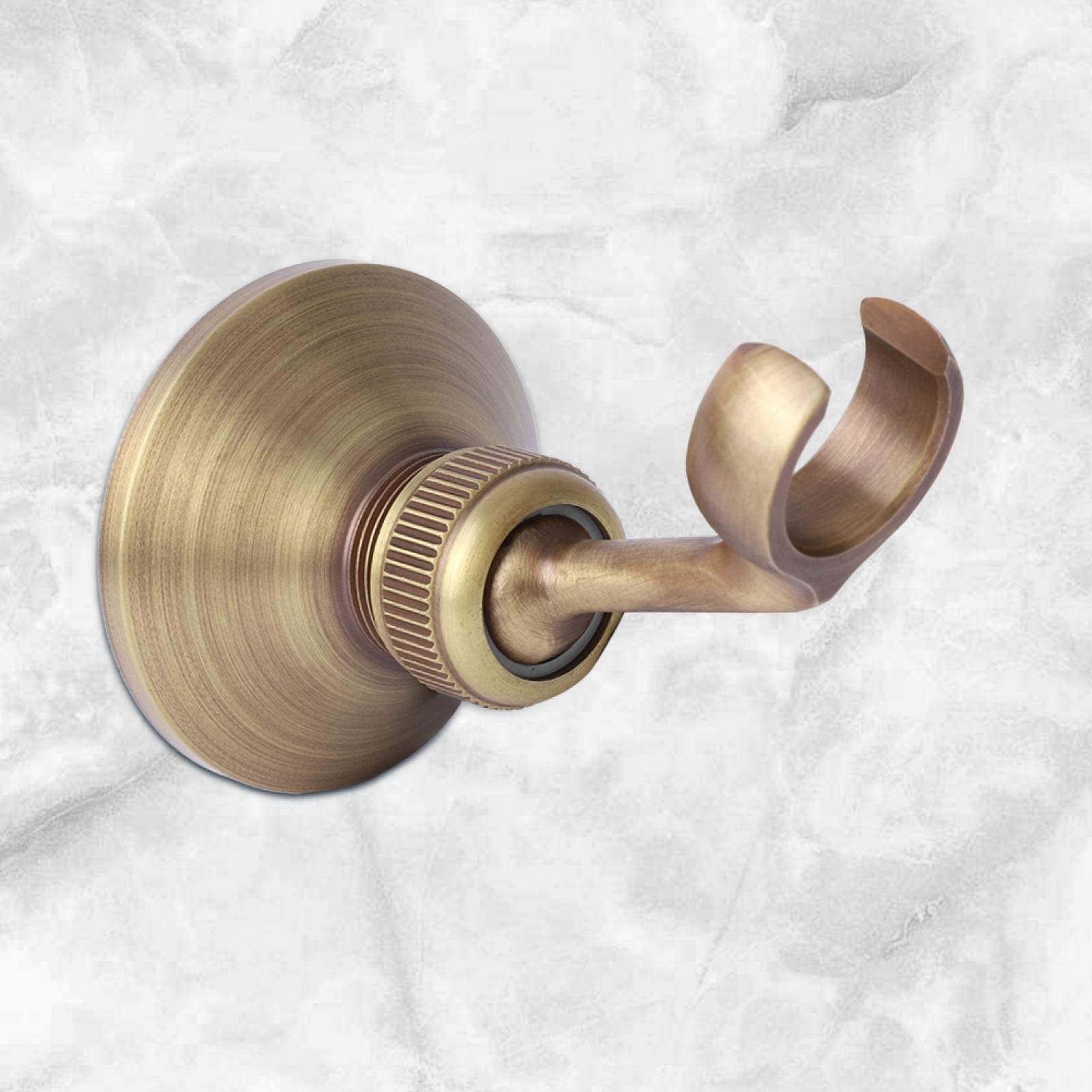 Omabeta Home Décor & Bathroom Décor support de douche réglable rotatif en laiton