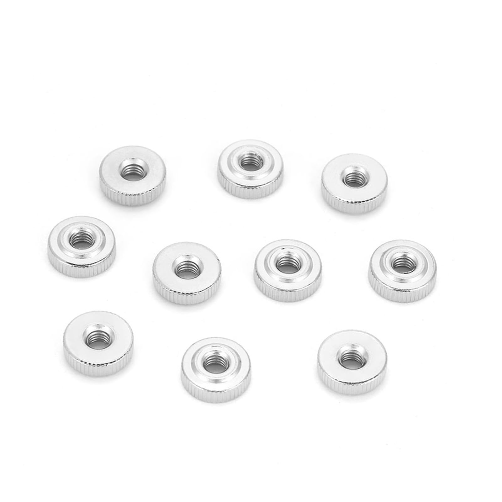 Omabeta Fasteners, Screws & Springs écrous moletés M4 10 pièces acier carbone