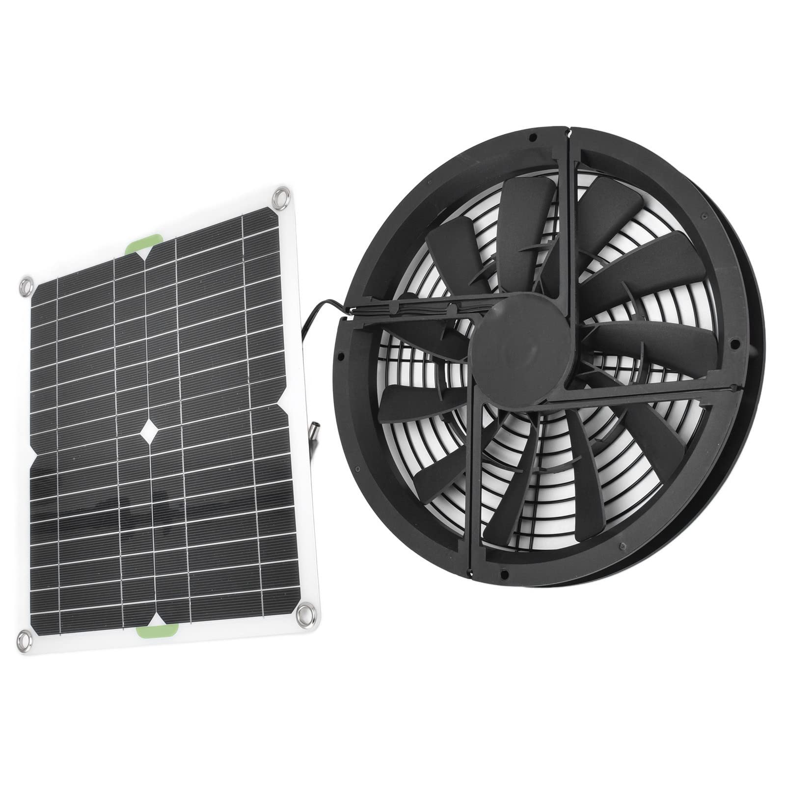 Omabeta Garden Machinery & Agricultural Equipment ventilateur solaire 25,4 cm 100 W étanche