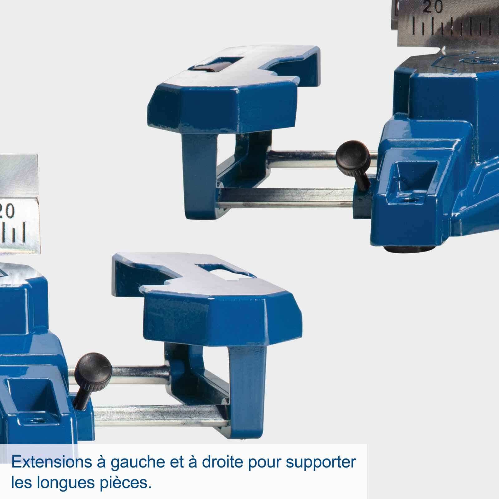 Scheppach HM Series HM216SPX scie à onglet radiale 2 lames laser