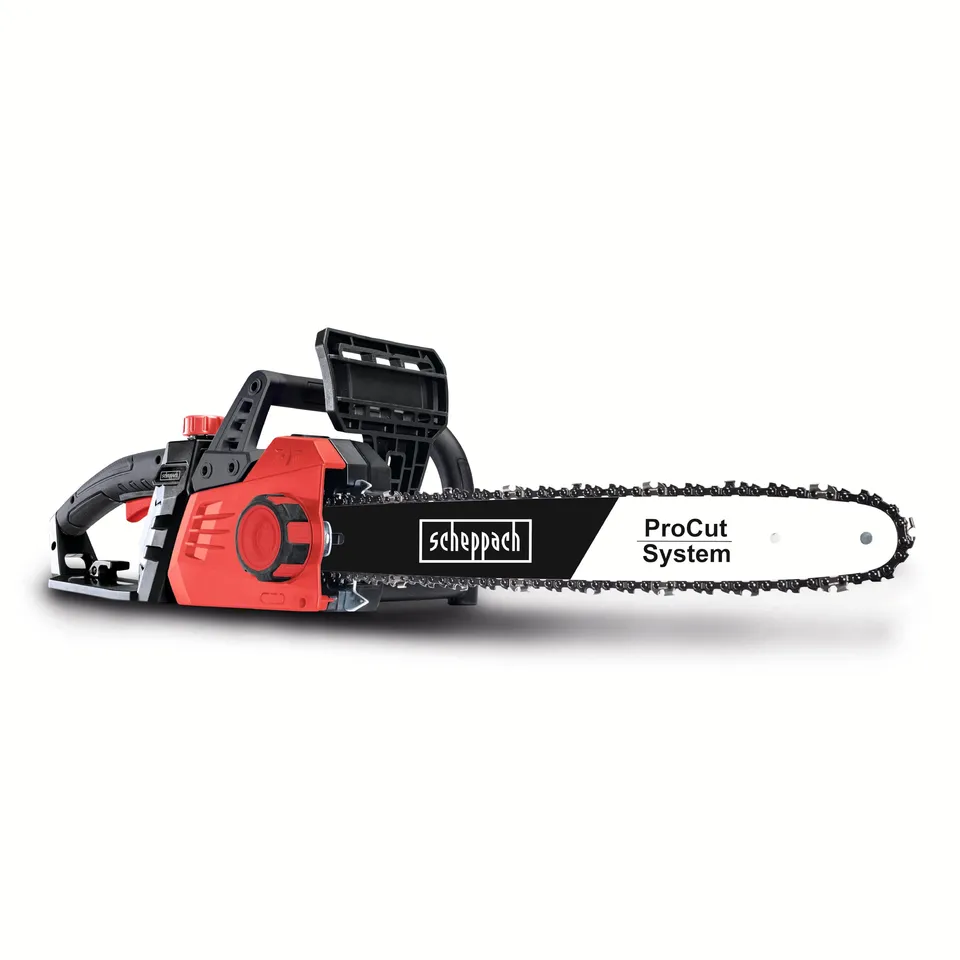 Scheppach TKG Series CSE2600 tronçonneuse électrique 2400 W, guide 45,5 cm