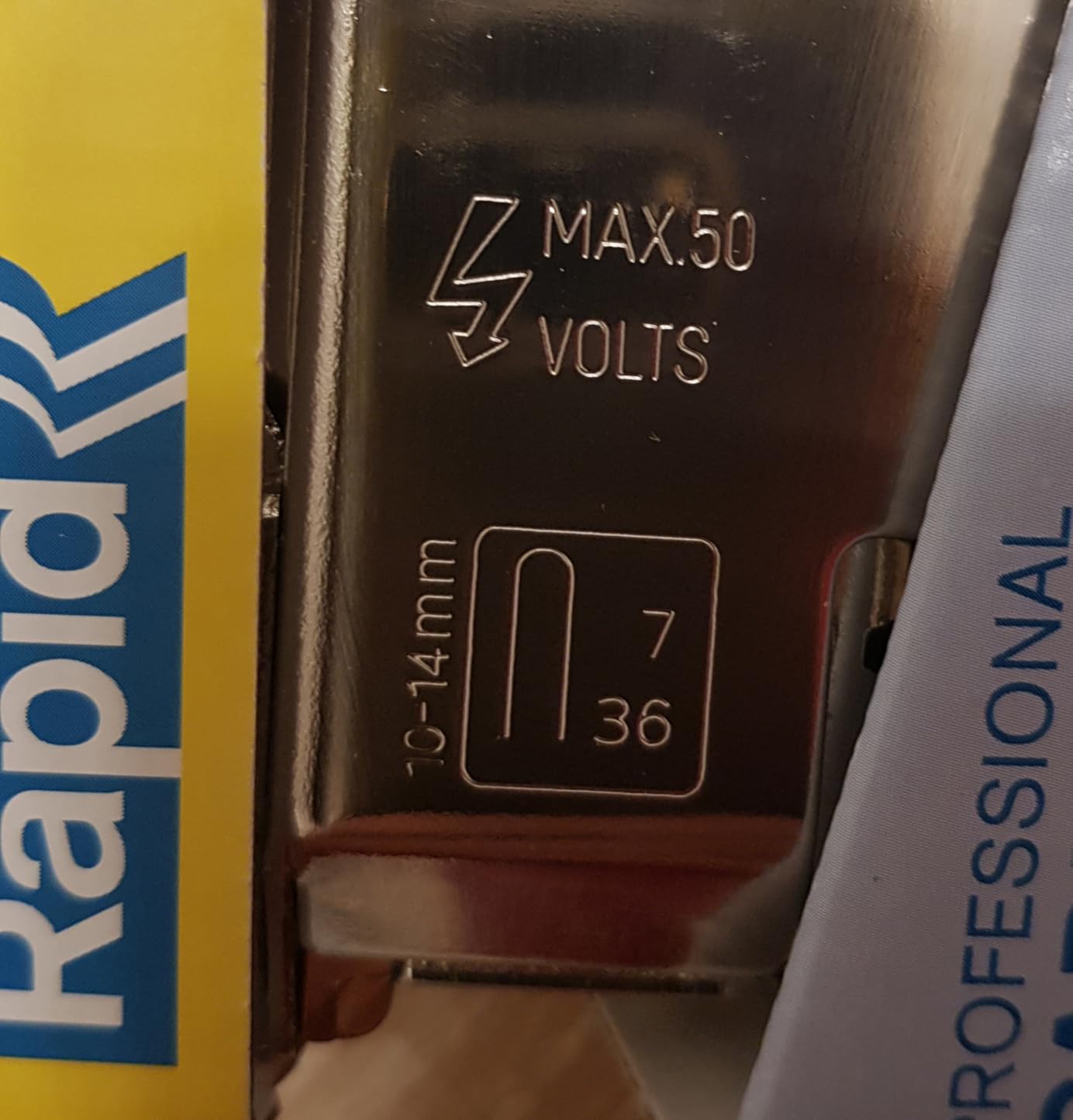 Rapid’os 16 Agrafage R36E agrafeuse câble pour agrafes n°36 et n°7