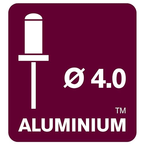 Rapid’os 16 Rivetage rivets standard Ø4 × 12 mm aluminium 100 pièces