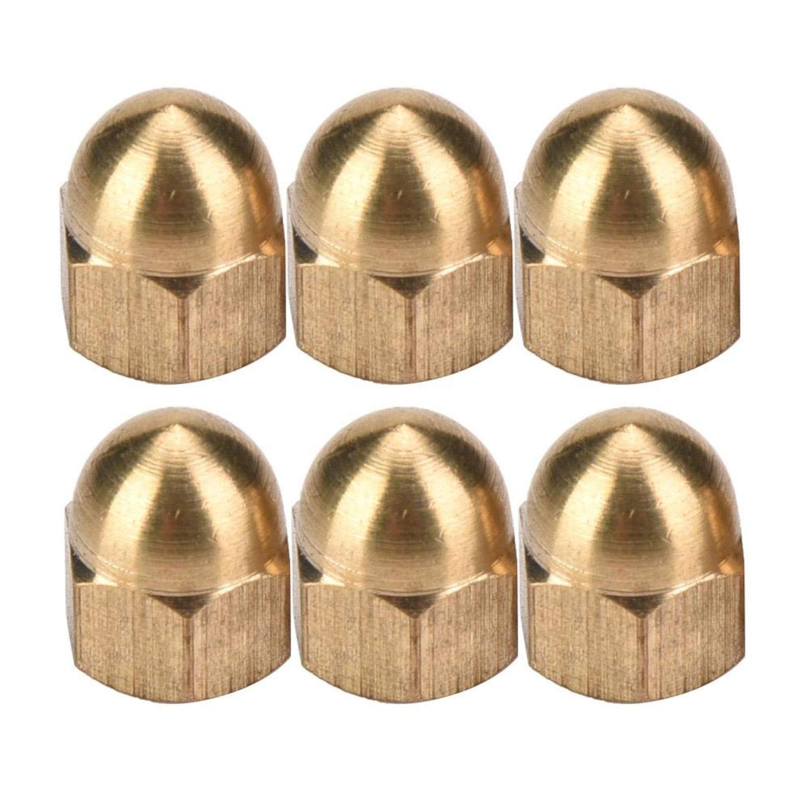 Omabeta Fasteners, Screws & Springs Écrou borgne M5 en laiton 20 pièces