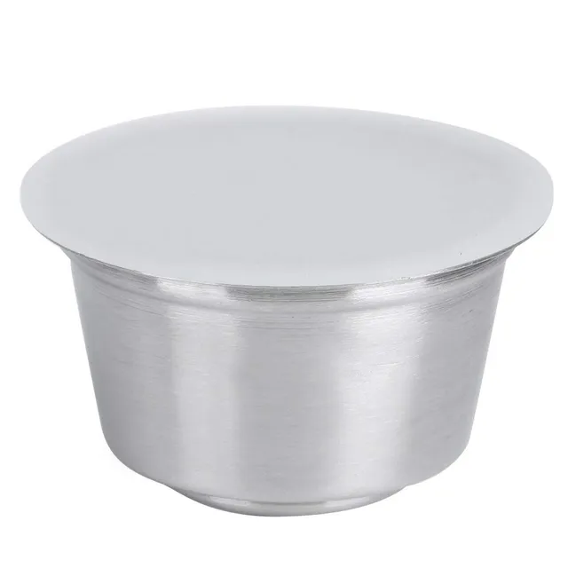 Omabeta Kitchen Appliances Capsule de café rechargeable blanche en inox