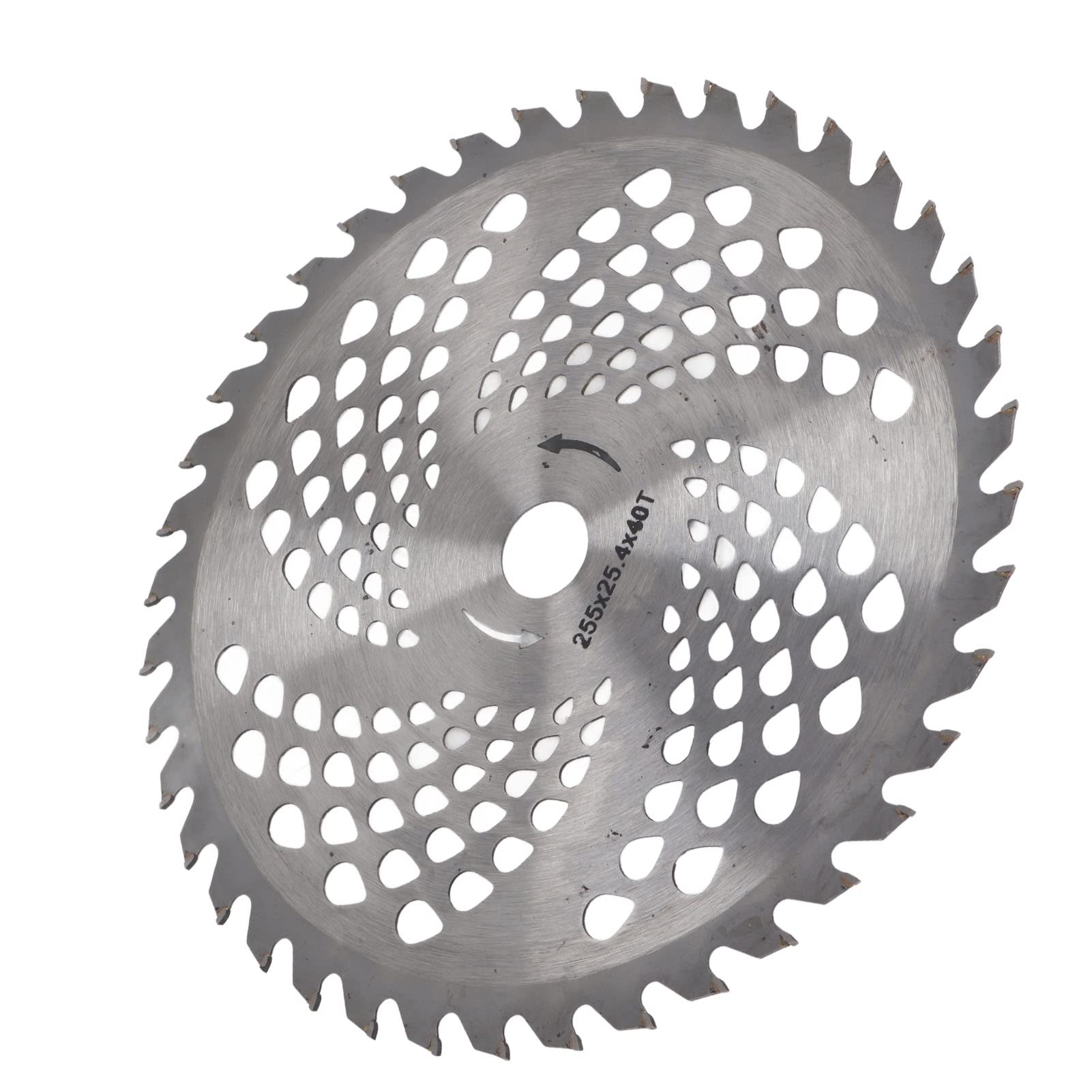 Omabeta Garden Machinery & Agricultural Equipment lame de débroussailleuse 40 dents 255 x 25,4 mm acier