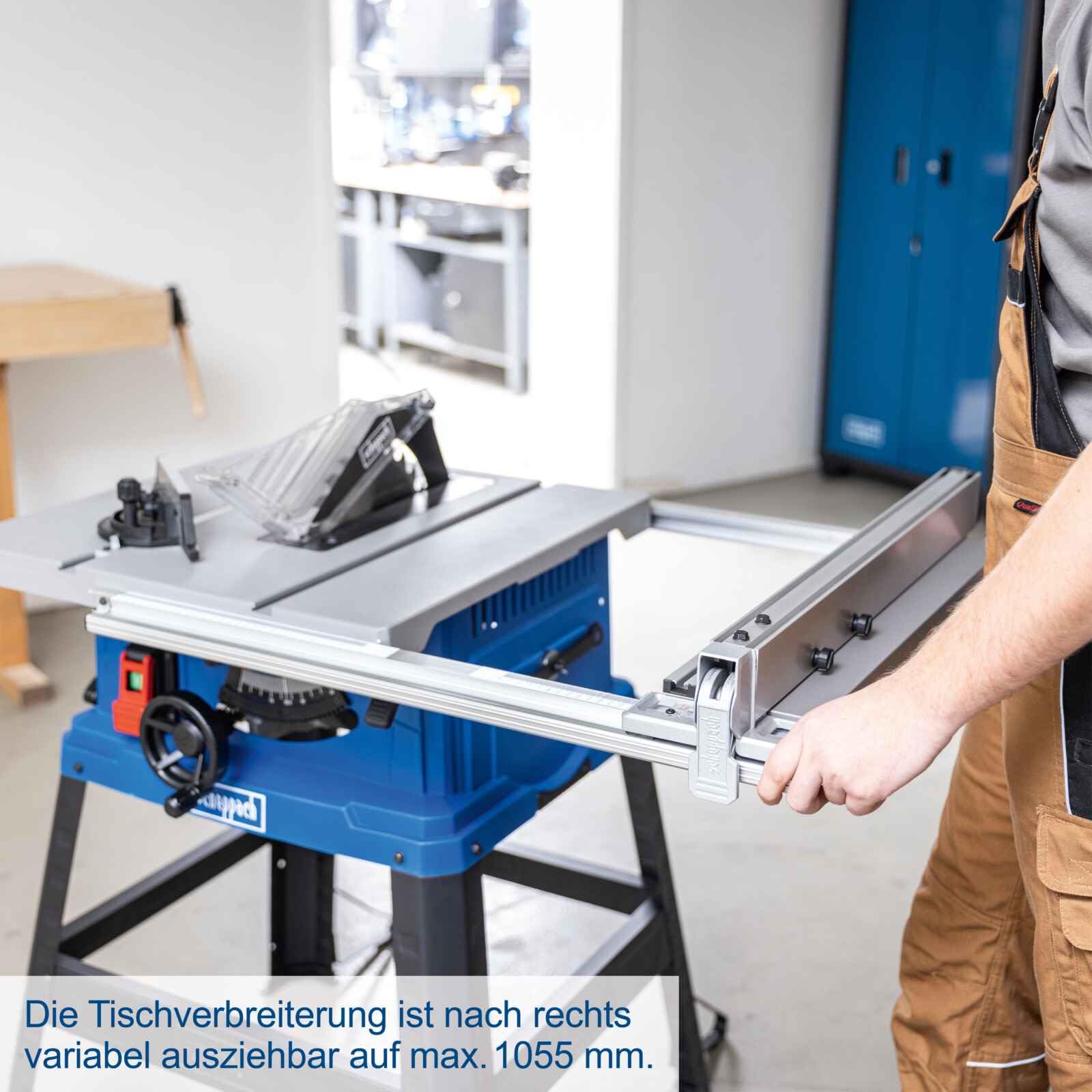 Scheppach HS Series HS105 scie circulaire sur table 2000 W 255 mm avec support