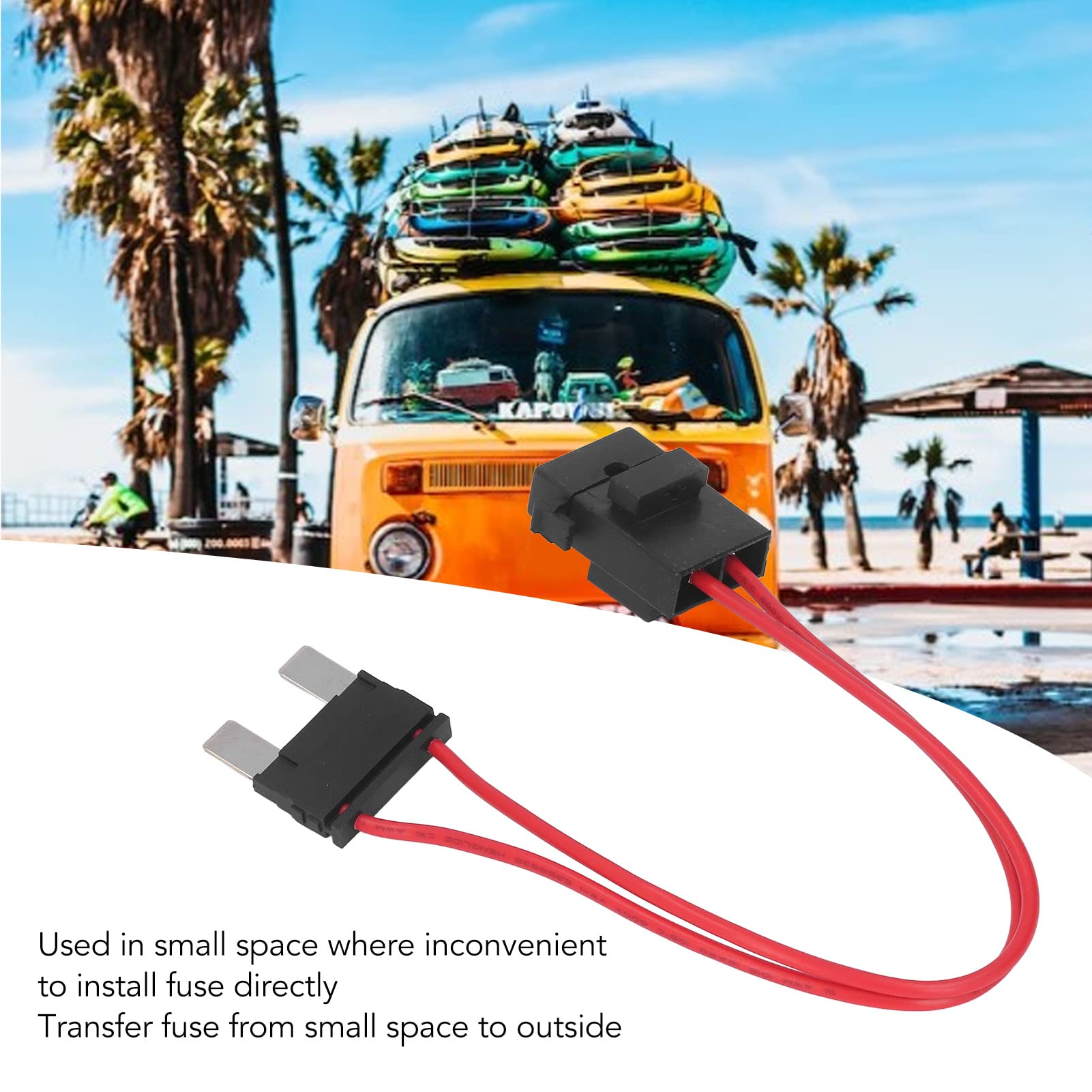 Omabeta Automotive Accessories connecteur de porte-fusible mini 16AWG 5 pièces 20 A