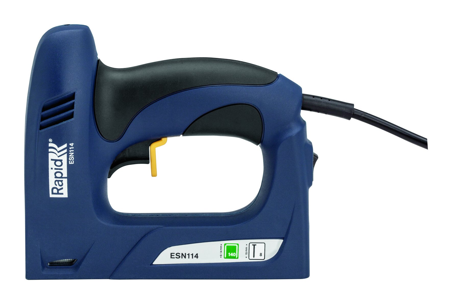 Rapid Agrafage ESN114 agrafeuse-cloueuse électrique en coffret, agrafes 6–14 mm