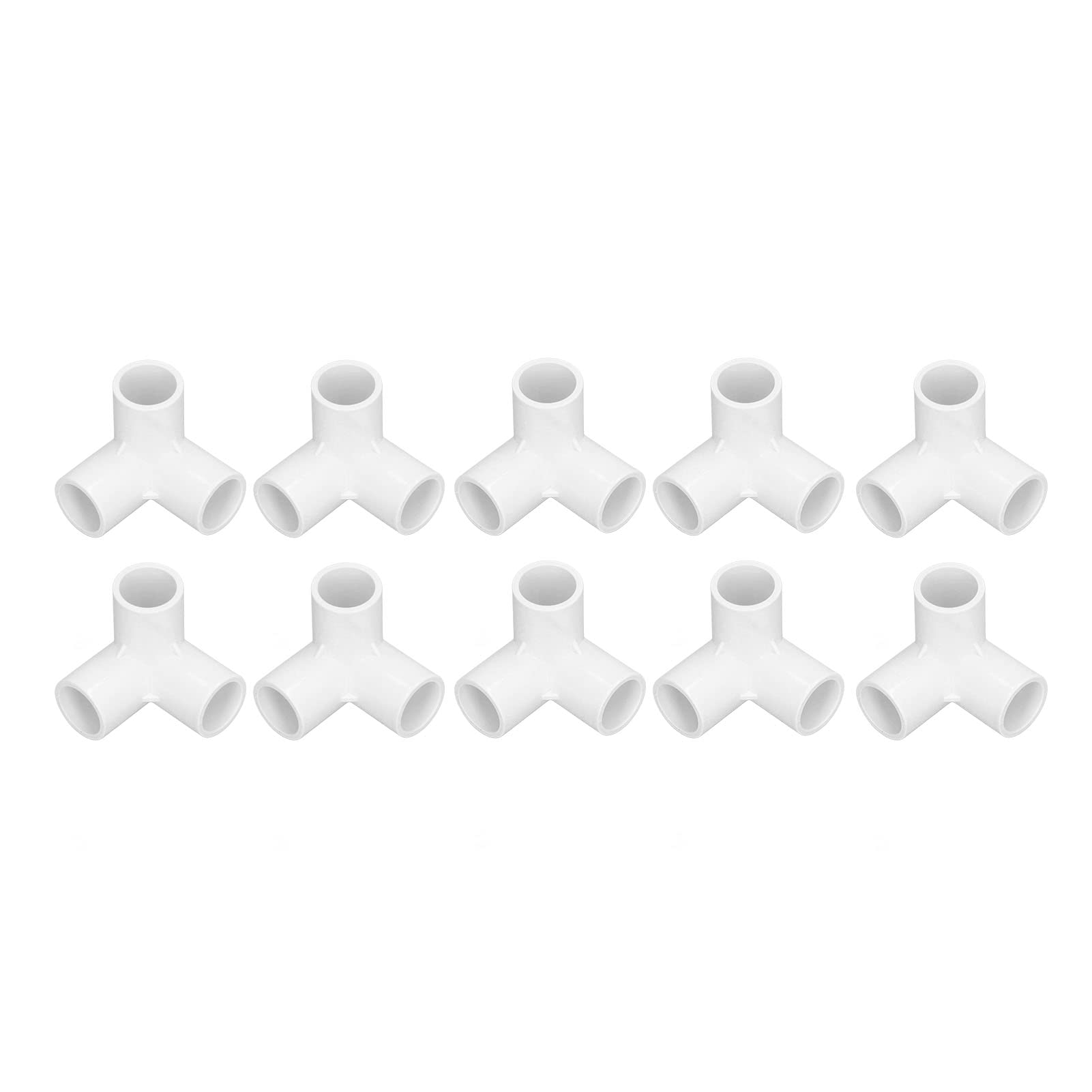 Omabeta Tools & Workshop Equipment Connecteur en T PVC 20 mm blanc lot de 10