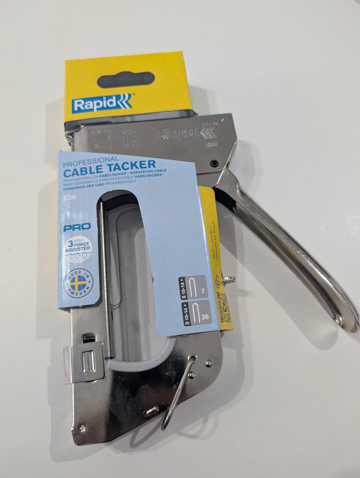 Rapid’os 16 Agrafage R36E agrafeuse câble pour agrafes n°36 et n°7