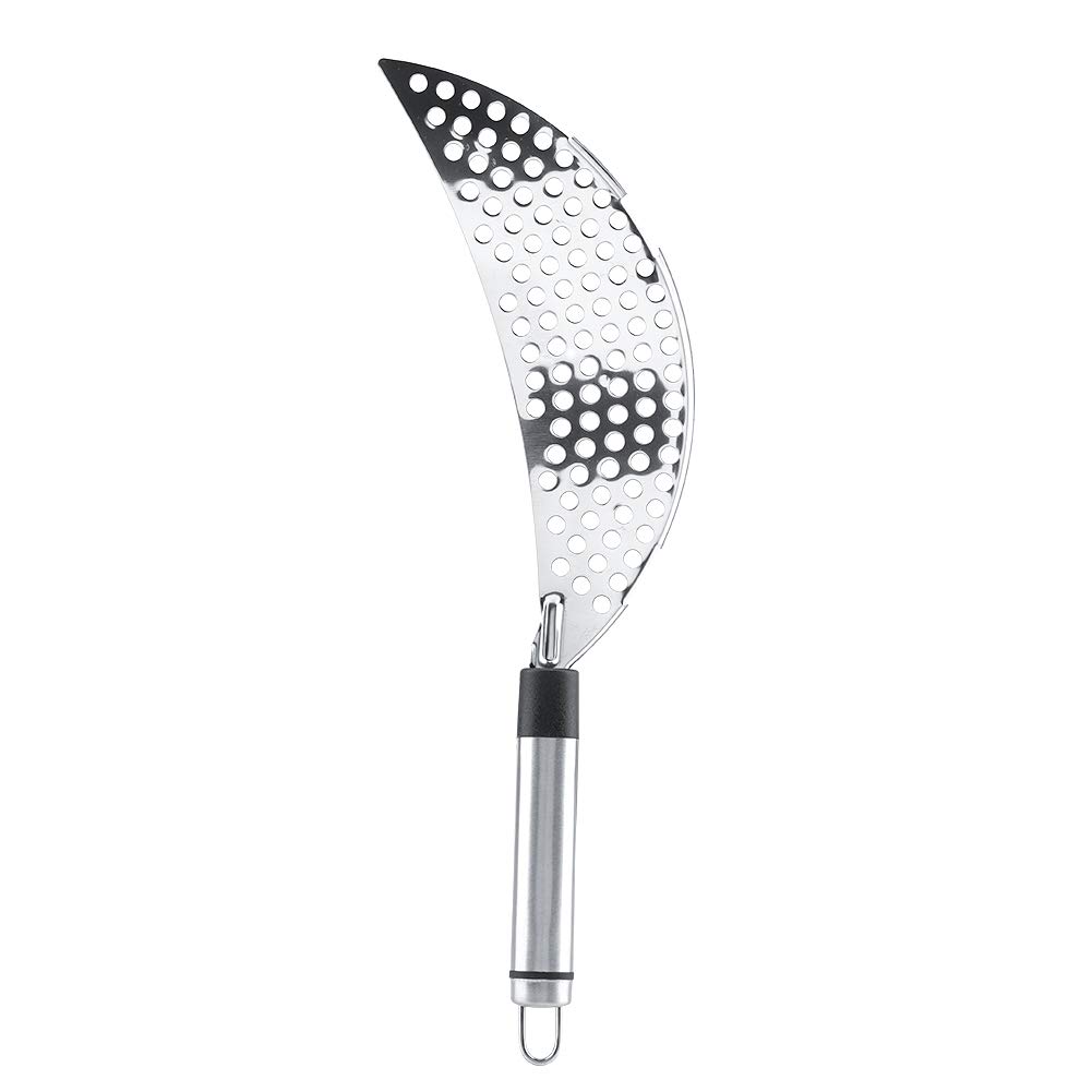 Omabeta Kitchen Utensils & Cooking Tools passoire demi-lune pour casserole en acier inoxydable