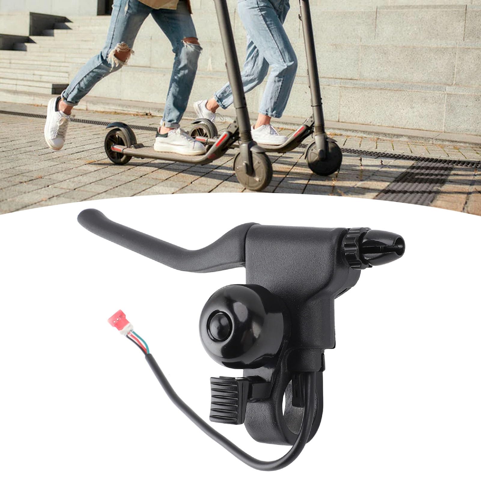 Omabeta Automotive Accessories poignée de frein scooter électrique avec sonnette en nylon